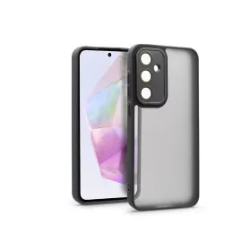   Haffner Variete tok kameravédő lencsevédő üveggel - Samsung SM-A356 Galaxy A35 5G - fekete