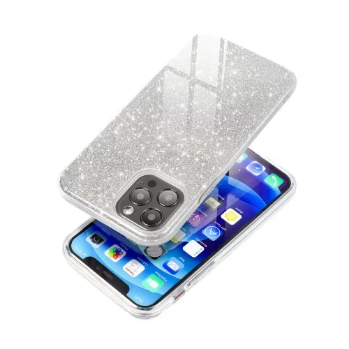 Haffner Shining szilikon tok - Samsung SM-A356 Galaxy A35 5G - ezüst