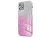 Haffner Shining szilikon tok - Samsung SM-A356 Galaxy A35 5G - ezüst/pink