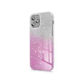   Haffner Shining szilikon tok - Samsung SM-A356 Galaxy A35 5G - ezüst/pink