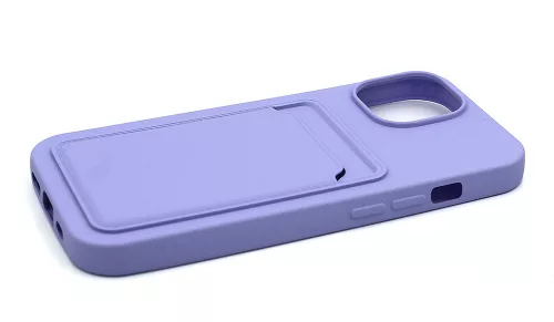 Haffner Card Case kártyatartós szilikon tok - Samsung SM-A356 Galaxy A35 5G - lila