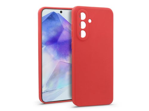 Haffner Soft szilikon tok - Samsung SM-A556 Galaxy A55 5G - piros
