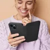 Haffner Dual Pocket Flip oldalra nyíló tok - Xiaomi Redmi Note 13 5G - fekete