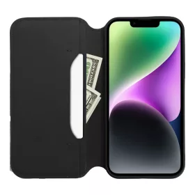   Haffner Dual Pocket Flip oldalra nyíló tok - Xiaomi Redmi Note 13 Pro 5G/Poco X6 5G - fekete