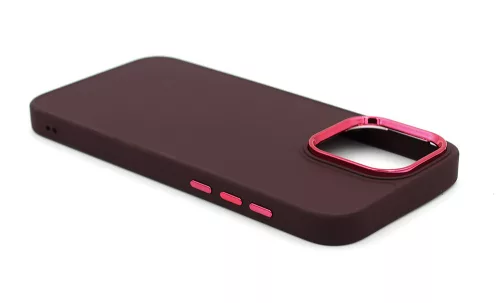 Haffner Frame szilikon tok - Xiaomi Redmi Note 13 Pro 5G/Poco X6 5G - bíbor