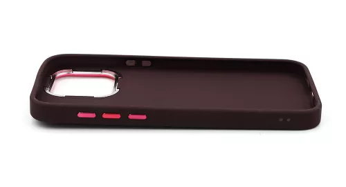 Haffner Frame szilikon tok - Xiaomi Redmi Note 13 Pro 5G/Poco X6 5G - bíbor