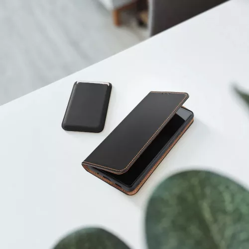 Haffner Smart Pro Flip oldalra nyíló tok - Xiaomi Redmi Note 13 4G - fekete