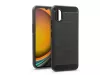 Haffner Carbon szilikon tok - Samsung SM-G556B Galaxy Xcover 7 - fekete