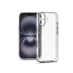 Haffner Clear Case szilikon tok - Apple iPhone 16 - átlátszó
