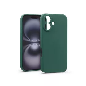 Haffner Matt szilikon tok - Apple iPhone 16 - zöld