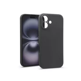 Haffner Soft szilikon tok - Apple iPhone 16 - fekete