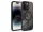 Haffner Edge Mag Cover szilikon tok - Apple iPhone 16 Pro - fekete/átlátszó