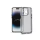 Haffner Matrix Clear kameravédős szilikon tok - Apple iPhone 14 Pro - átlátszó