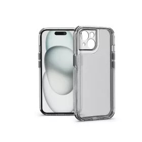   Haffner Matrix Clear kameravédős szilikon tok - Apple iPhone 15 - átlátszó