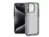 Haffner Matrix Clear kameravédős szilikon tok - Apple iPhone 15 Pro - átlátszó