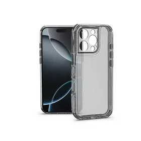   Haffner Matrix Clear kameravédős szilikon tok - Apple iPhone 16 Pro Max - átlátszó