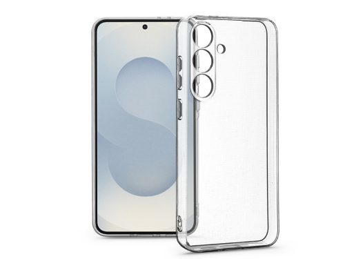 Haffner Clear Case kameravédős szilikon tok - Samsung SM-S931 Galaxy S25 - átlátszó
