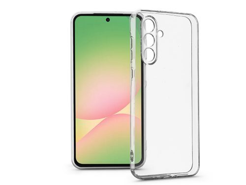 Haffner Clear Case kameravédős szilikon tok - Samsung SM-A566 Galaxy A56 5G - átlátszó