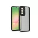 Haffner Variete tok kameravédő lencsevédő üveggel - Samsung SM-A566 Galaxy A56 5G - fekete