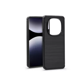   Haffner Carbon szilikon tok - Xiaomi Redmi Note 14 Pro 5G/Note 14 Pro+ 5G - fekete