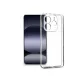 Haffner Clear Case Box kameravédős szilikon tok - Xiaomi Redmi Note 14 5G - átlátszó