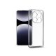 Haffner Clear Case kameravédős szilikon tok - Xiaomi Redmi Note 14 Pro 5G/Note 14 Pro+ 5G - átlátszó