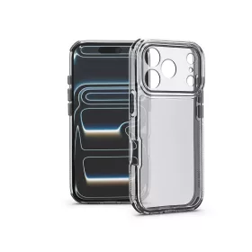   Haffner Matrix Clear kameravédős szilikon tok - Apple iPhone 17 Pro Max - átlátszó