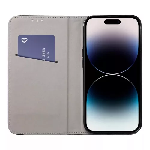 Haffner Smart Magneto Book Flip oldalra nyíló tok - Samsung SM-A075 Galaxy A07 - fekete