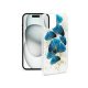 Haffner Gold Glam szilikon tok - Apple iPhone 15 - leaves