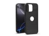 Haffner Carbon szilikon tok - Apple iPhone 16 Pro Max - fekete