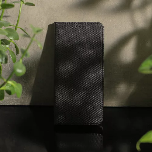Haffner S-Book Flip oldalra nyíló tok - Xiaomi Redmi Note 14 5G - fekete