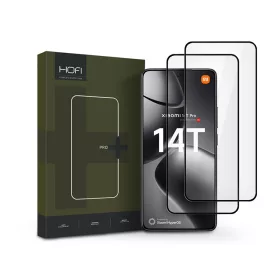  HOFI Glass Pro+ üvegfólia - Xiaomi 14T/14T Pro - 2 db/cs - fekete