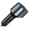 HOCO Z56 35W PD QC3.0 USB-C+ USB-A autós töltő adapter+ autós aljzattal - fekete