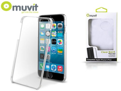 Apple iPhone 6 Plus/6S Plus hátlap - Muvit Clear Back - átlátszó