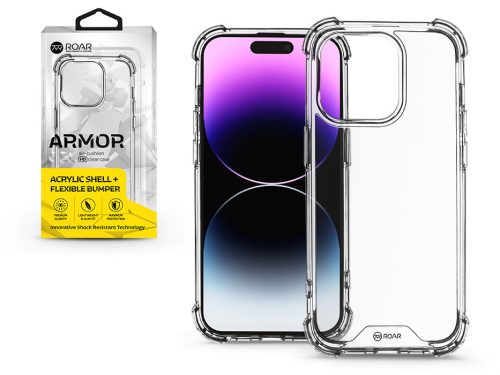 Roar Armor Gel szilikon tok - Apple iPhone 14 Pro - átlátszó