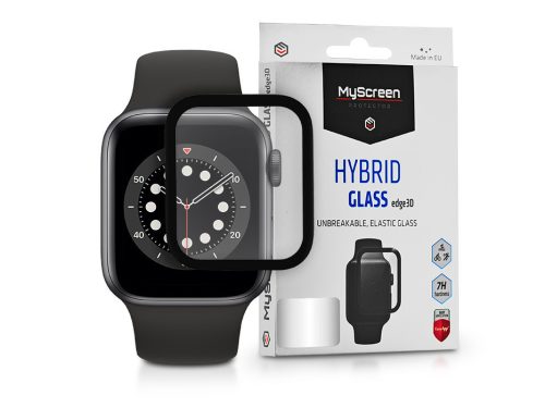 MyScreen Hybrid Glass Edge 3D - Apple Watch Series 6/SE (44mm) rugalmas üvegfólia - 1 db/cs