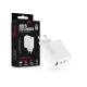 Maxlife MXTC-07-45ACC PD+QC 45W hálózati gyorstöltő adapter 2xType-C + USB - fehér
