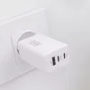 Maxlife MXTC-08-65ACC PD+QC 65W hálózati gyorstöltő adapter 2xType-C + USB - fehér
