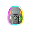 Maxlife MXFT-04 Bluetooth FM-transmitter/autós töltő 15W - 2xUSB - fekete, RGB