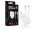 Maxlife MXTC-06 PD+QC 20W hálózati gyorstöltő adapter Type-C + Type-C/Lightning kábel -  fehér