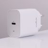 Maxlife MXTC-06 PD+QC 20W hálózati gyorstöltő adapter Type-C + Type-C/Lightning kábel -  fehér