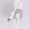 Maxlife MXTC-06 PD+QC 20W hálózati gyorstöltő adapter Type-C + Type-C/Lightning kábel -  fehér