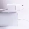 Maxlife MXTC-06 PD+QC 20W hálózati gyorstöltő adapter USB + Type-C + Type-C/Lightning kábel - fehér