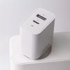 Maxlife MXTC-06 PD+QC 20W hálózati gyorstöltő adapter USB + Type-C +            Type-C/Lightning kábel - fehér