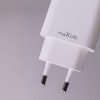 Maxlife MXTC-06 PD+QC 20W hálózati gyorstöltő adapter USB + Type-C +            Type-C/Lightning kábel - fehér