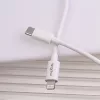 Maxlife MXTC-06 PD+QC 20W hálózati gyorstöltő adapter USB + Type-C + Type-C/Lightning kábel - fehér