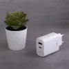 Maxlife MXTC-06 PD+QC 20W hálózati gyorstöltő adapter Type-C + USB - fehér