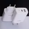 Maxlife MXTC-06 PD+QC 20W hálózati gyorstöltő adapter Type-C + USB - fehér