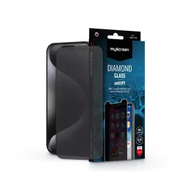   MyScreen antiSPY - Apple iPhone 15 Pro üvegfólia beteketintés elleni védelemmel