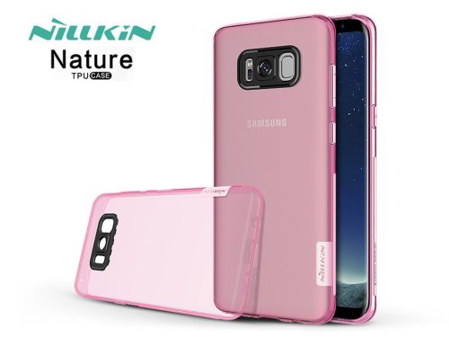 Samsung G955F Galaxy S8 Plus szilikon hátlap - Nillkin Nature - rózsaszín